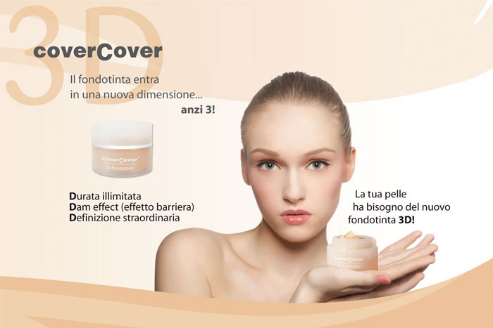 Derecho espejo de puerta alto coverCover, linea di Camouflage e Make-up professionale